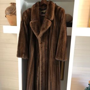 Mink fur coat